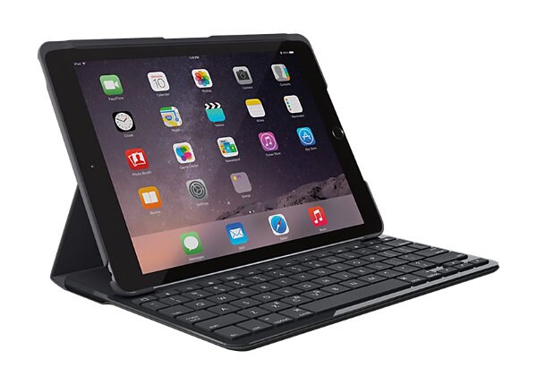 Logitech Slim Folio - keyboard and folio case - for Apple 9.7-inch iPad 5th and 6th Generation