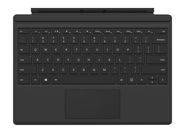 Microsoft Surface Pro Type Cover - Black - French Canadian - Surface Pro 7+