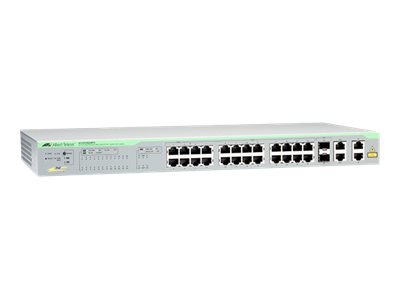 Allied Telesis AT FS750/28PS WebSmart - switch - 28 ports - managed - rack-mountable