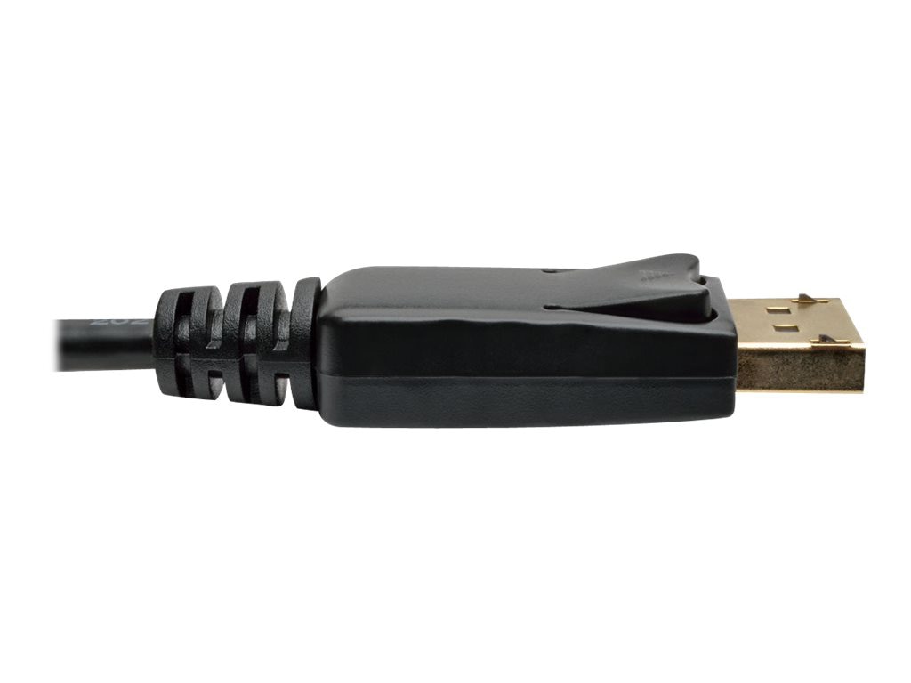 Thumbnail 3 of 10 for Eaton Tripp Lite Series Mini DisplayPort to DisplayPort Adapter Cable 4K 60 Hz M/M DP Latching Connector Black 6ft 1.8 m