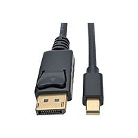 Eaton Tripp Lite Series Mini DisplayPort to DisplayPort Adapter Cable, 4K (M/M), DP Latching Connector, Black, 10 ft.