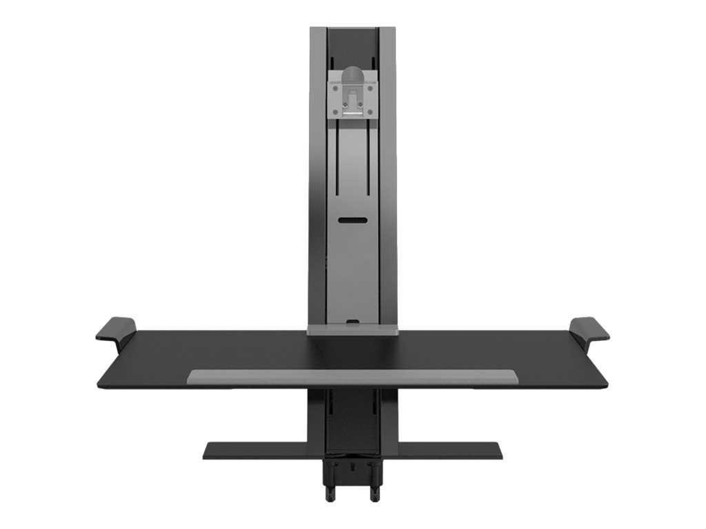 Humanscale QuickStand mounting kit - for LCD display / keyboard / mouse - black with gray trim