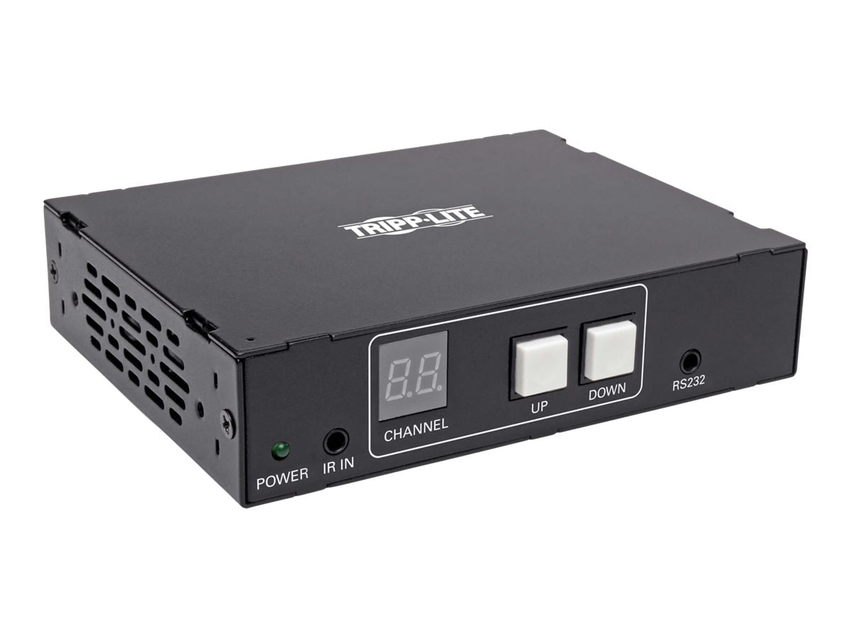 Tripp Lite HDMI A/V w RS-232 Serial, IR Control over IP Receiver 1080p 60hz - video/audio/infrared/serial extender -