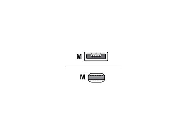 PROLINE 1M USB-M/LIGHTNING-M WHITE
