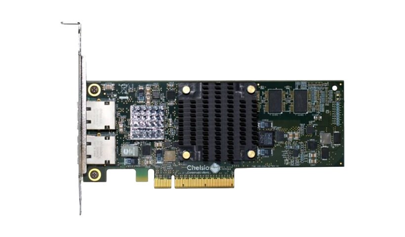 Chelsio T520-BT - network adapter - PCIe 3.0 x8 - 10Gb Ethernet x 2