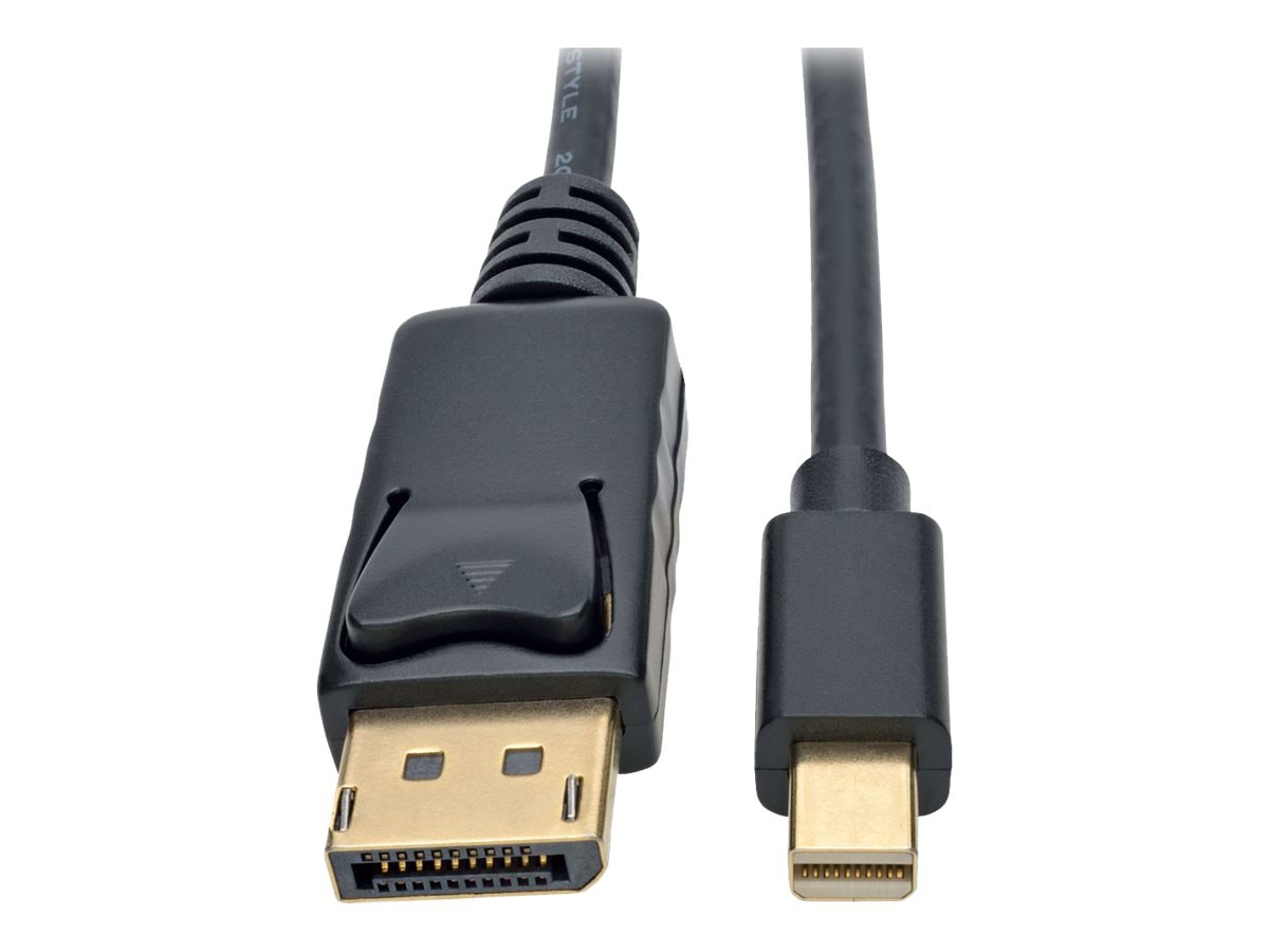 Tripp Lite Mini DisplayPort to DisplayPort Adapter Cable 4K M/M Black 3ft
