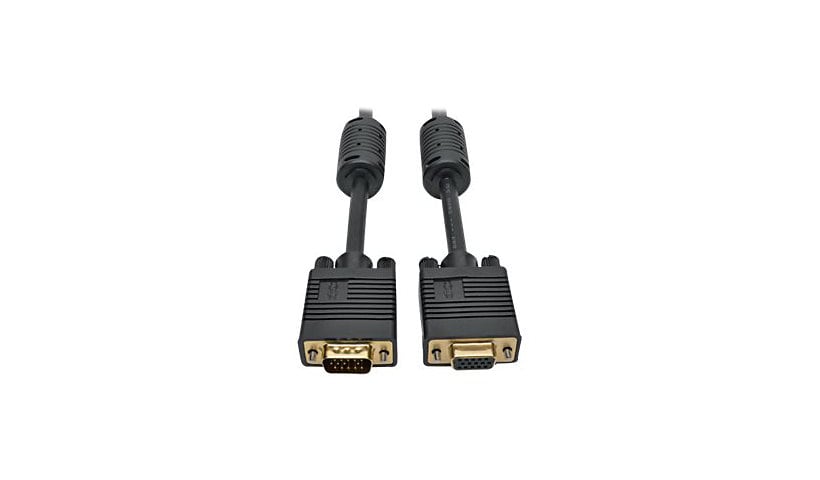 Tripp Lite VGA Monitor Extension Cable Coax High Resolution M/F 1080p 3ft 3' - VGA extension cable - 3 ft