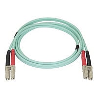 StarTech.com 1m (3ft) LC/UPC OM4 Multimode Fiber Cable, 100G, LSZH Cord
