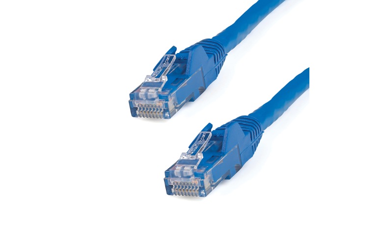 StarTech.com 1ft (30cm) CAT6 Ethernet Cable - LSZH (Low Smoke Zero Halogen)  - 10 Gigabit 650MHz 100W PoE RJ45 UTP Network Patch Cord Snagless w/Strain