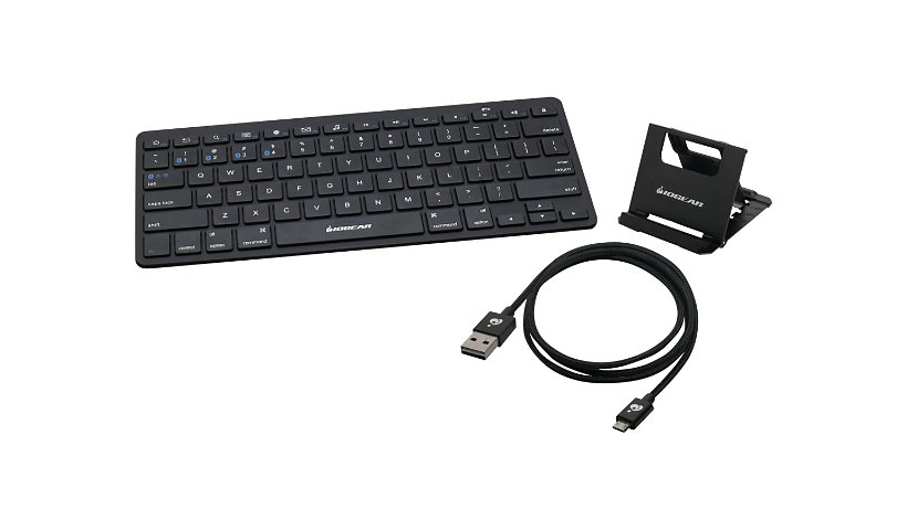 IOGEAR Slim Multi-Link GKB632B - keyboard - with IOGEAR Charge & Sync Flip
