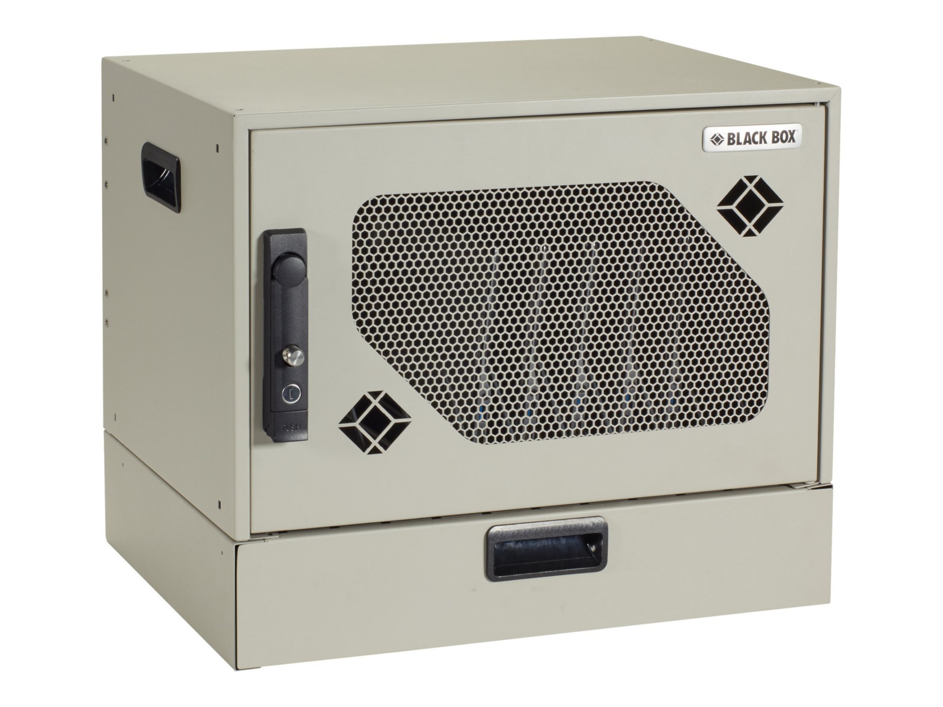 Black Box Wallmount Charging Locker phone / tablet / notebook charging stat