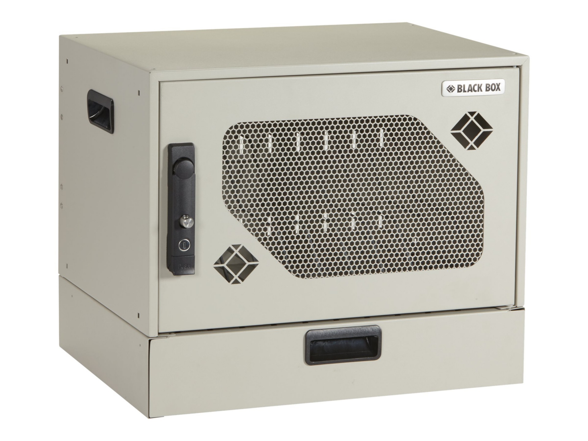 Black Box Wallmount Charging Locker - phone / tablet / notebook charging station