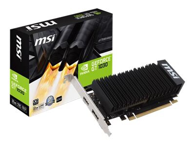 Thumbnail 4 of 7 for MSI GT 1030 2GH LP OC graphics card - GF GT 1030 - 2 GB