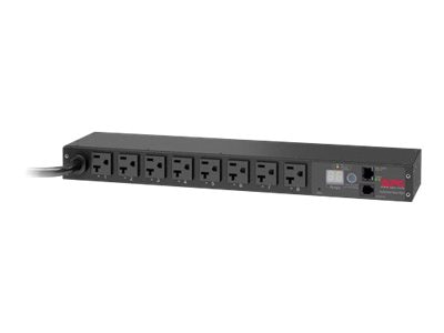 APC by Schneider Electric Rack PDU, Switched, 1U, 20A, 120V, (8)5-20