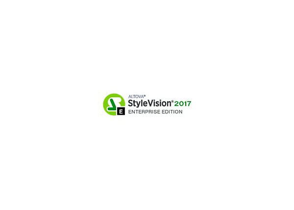 Altova StyleVision 2017 Enterprise Edition - license - 1 concurrent user