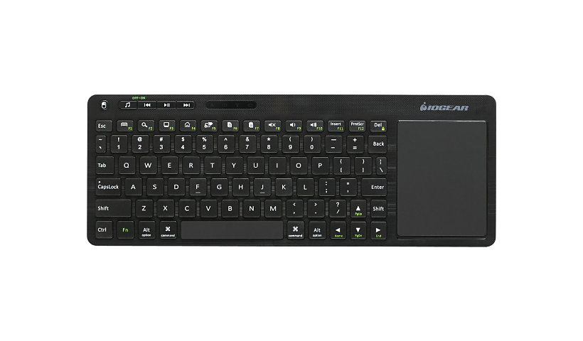 IOGEAR Multimedia with Touch Pad GKM562R - keyboard - QWERTY - English