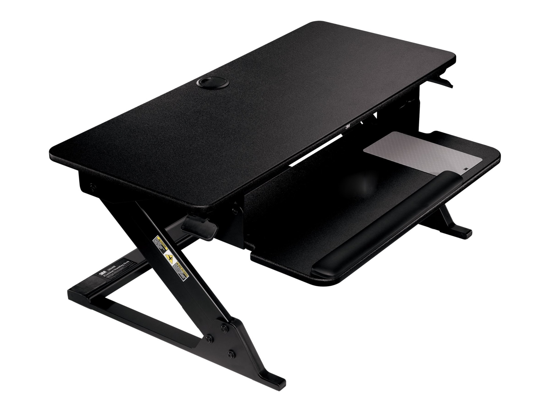 Thumbnail 2 of 5 for 3M Precision - standing desk converter - rectangular - black