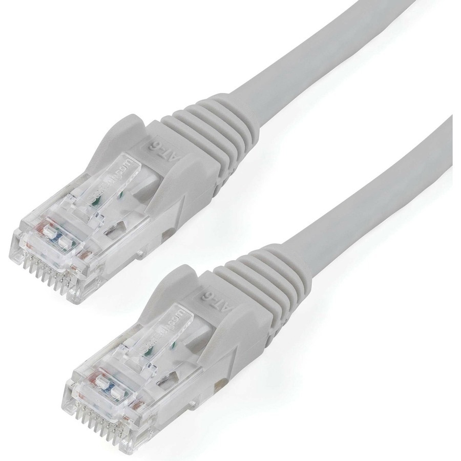 StarTech.com 14ft CAT6 Ethernet Cable - Gray Snagless Gigabit - 100W PoE UT