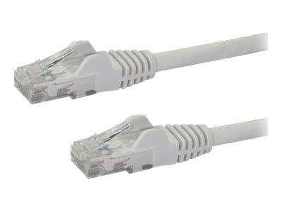 StarTech.com CAT6 Ethernet Cable 2' White 650MHz CAT 6 Snagless Patch Cord