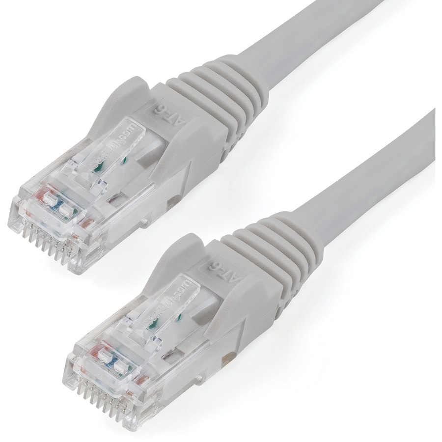 StarTech.com CAT6 Ethernet Cable 30' Gray 650MHz CAT 6 Snagless Patch Cord