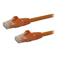 StarTech.com 6in CAT6 Ethernet Cable - Orange Snagless Gigabit - 100W PoE UTP 650MHz Category 6 Patch Cord UL Certified