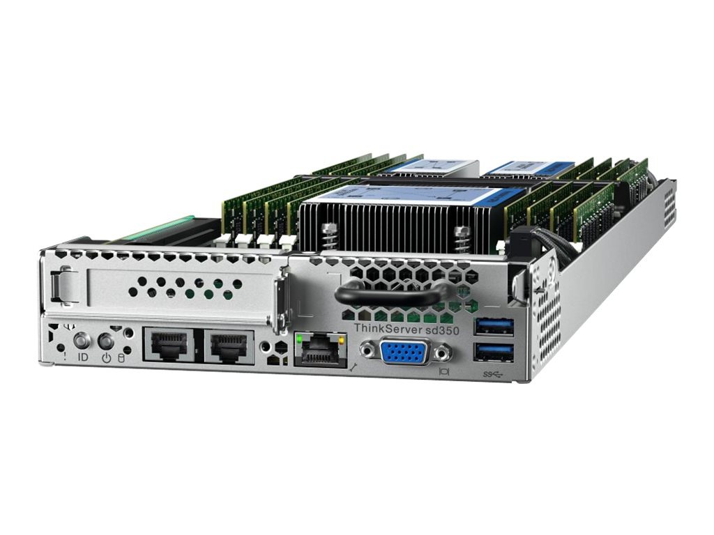 Lenovo ThinkServer sd350 - blade - Xeon E5-2603V4 1.7 GHz - 16 GB - 0 GB
