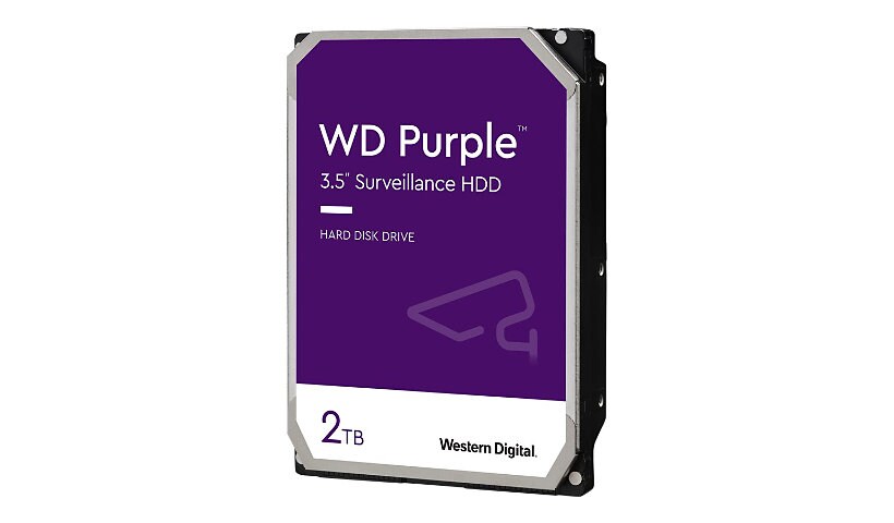 WD Purple WD20PURZ - hard drive - 2 TB - SATA 6Gb/s