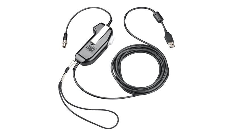 Poly SHS 2355-11 - PTT (push-to-talk) headset adapter for headset