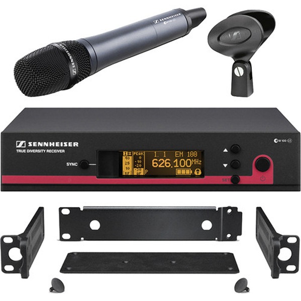 Sennheiser 135 G3 Wireless Handheld Microphone System with GA 3 Rackmount