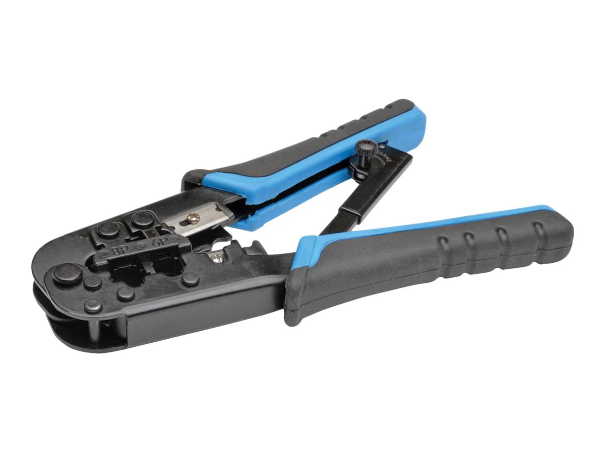 Internet cable outlet crimping tool