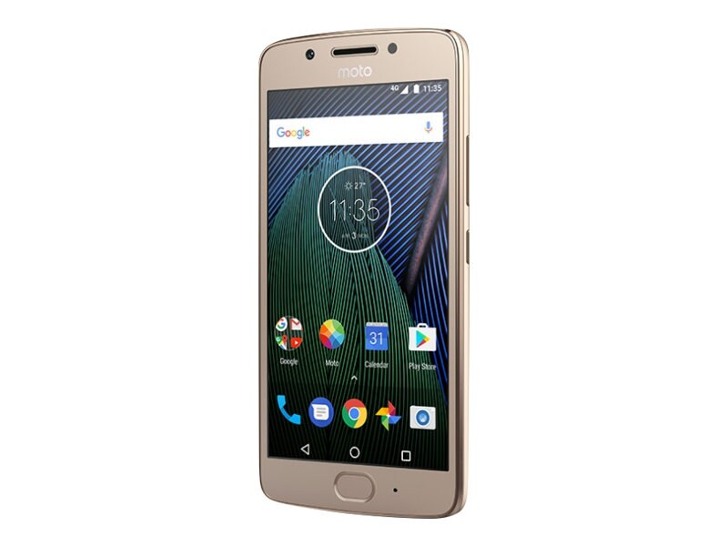 Motorola Moto G5 Plus - fine gold - 4G LTE - 32 GB - CDMA / GSM - smartphone