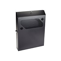 Black Box Low-Profile Vertical Wallmount Cabinet 24"D Equipment - rack - 2U