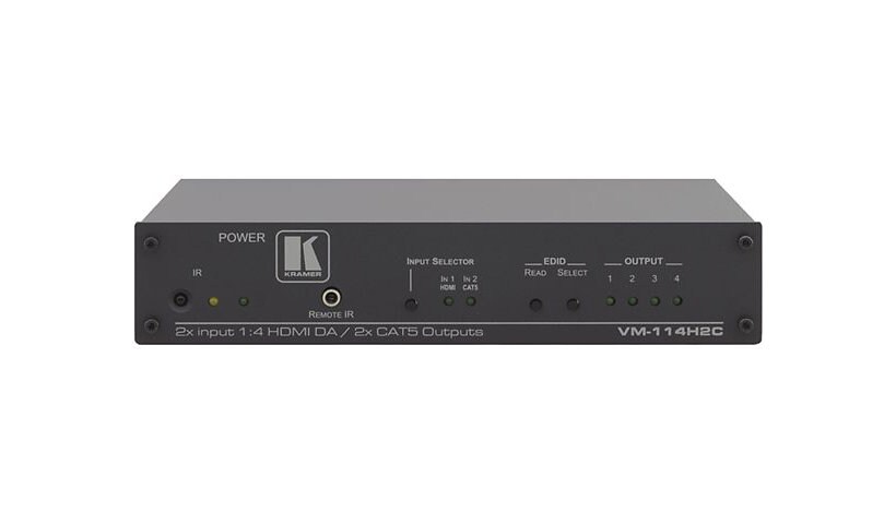 Kramer VM-114H2C 2x1:4 HDMI/Twisted Pair Switcher & Distribution Amplifier