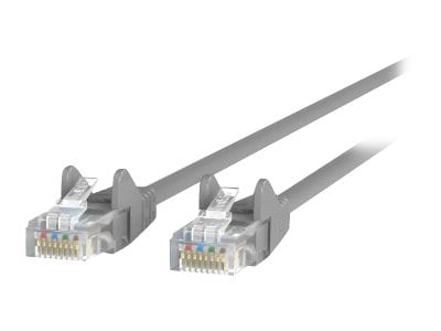 Belkin Cat6 6ft Grey Ethernet Patch Cable, UTP, 24 AWG, Snagless, Molded, RJ45, M/M, 6'