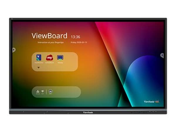 ViewSonic IFP6550 65" 2160p 4K Interactive Display, 20-Point Touch, VGA