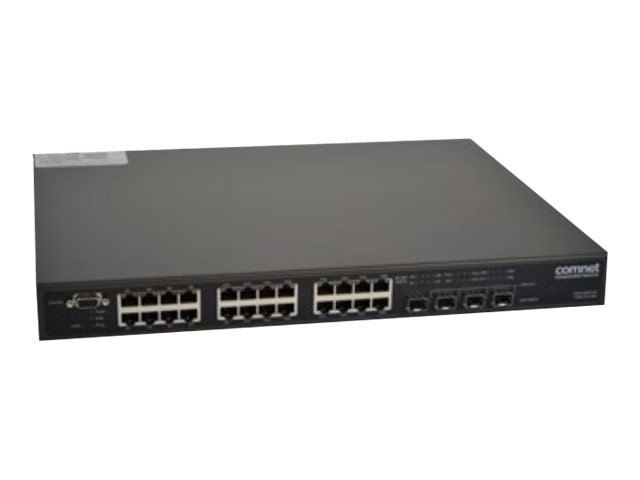 ComNet CNGE26FX2TX24MSPOE1 - switch - 26 ports - managed - rack-mountable