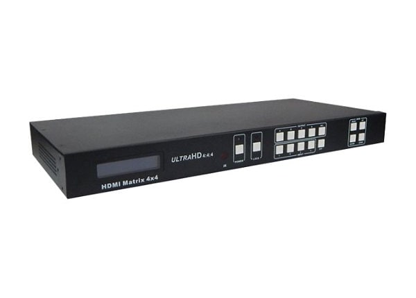 FrontRow HDMI 4x4 Matrix with Audio De-embedding - video/audio switch