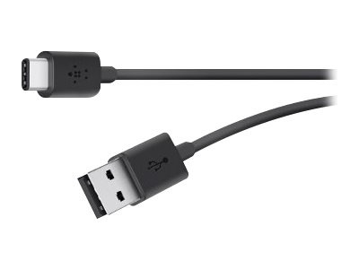 Belkin MIXIT?™ 2.0 USB-A to USB-C Charge Cable - Black, 6ft/2M (USB 2.0)