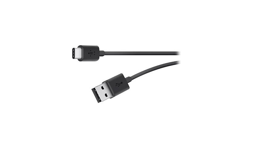 Belkin MIXIT?™ 2.0 USB-A to USB-C Charge Cable - Black, 6ft/2M (USB 2.0)