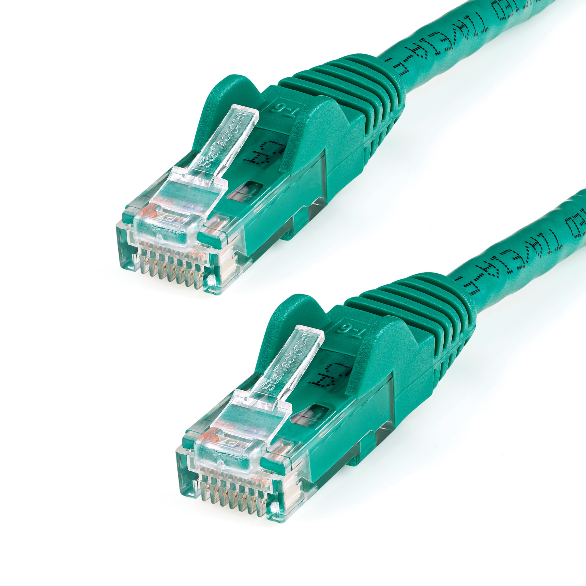 StarTech.com CAT6 Ethernet Cable 1' Green 650MHz CAT 6 Snagless Patch Cord