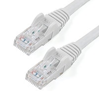 StarTech.com 12ft CAT6 Ethernet Cable - White Snagless Gigabit - 100W PoE UTP 650MHz Category 6 Patch Cord UL Certified