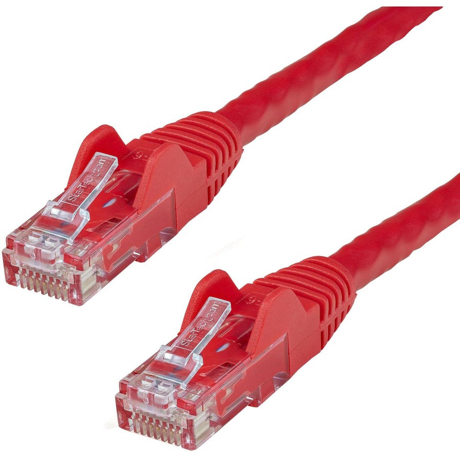 StarTech.com 150ft CAT6 Ethernet Cable - Red Snagless Gigabit - 100W PoE UTP 650MHz Category 6 Patch Cord UL Certified