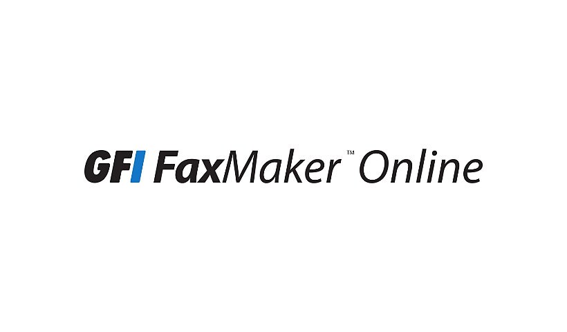 GFI FAXmaker Online fax services - subscription license (1 year) - 12000 fa