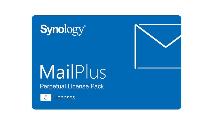 Synology MailPlus License Pack - licence - 5 comptes email