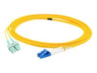 Proline 10m ALC (M) to ASC (M) Yellow OS2 Duplex Fiber OFNR Patch Cable