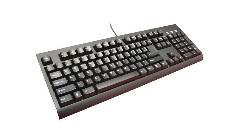 SolidTek KB-6600ABU - keyboard - black