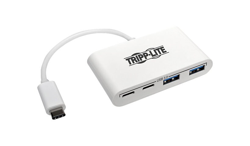 Tripp Lite USB C Multiport Hub 4-Port x x2 USB-A Ports and x2 USB-C Ports