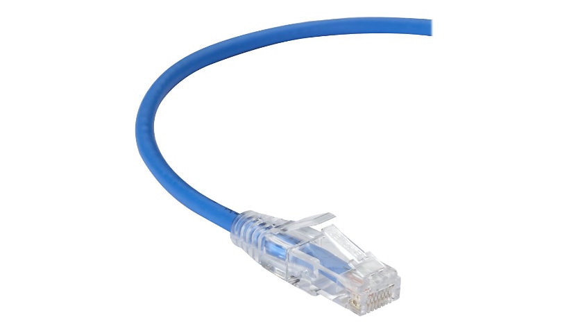 Black Box Slim-Net patch cable - 3 ft - blue