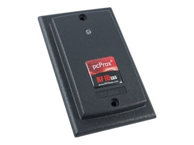 rf IDEAS WAVE ID Solo Keystroke HID Prox Black Surface Mount Reader - RF proximity reader - RS-232