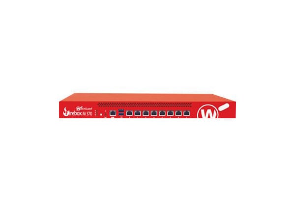 WatchGuard Firebox M370 High Availability Firewall Security Appliance with 1 Year Standard Support